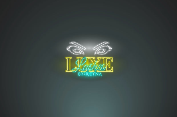 LUX Lashed By Reyna | LED Neon Sign