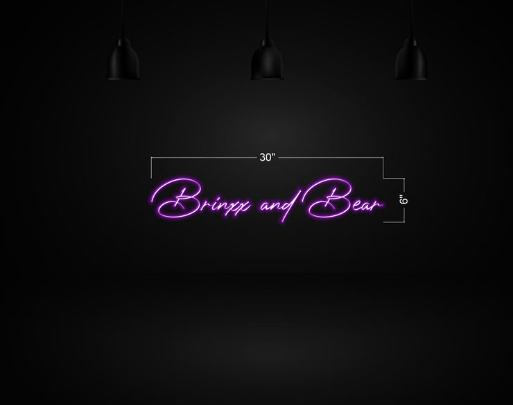 Brinxx And Bear | LED Neon Sign