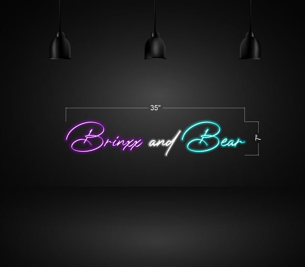 Brinxx And Bear | LED Neon Sign