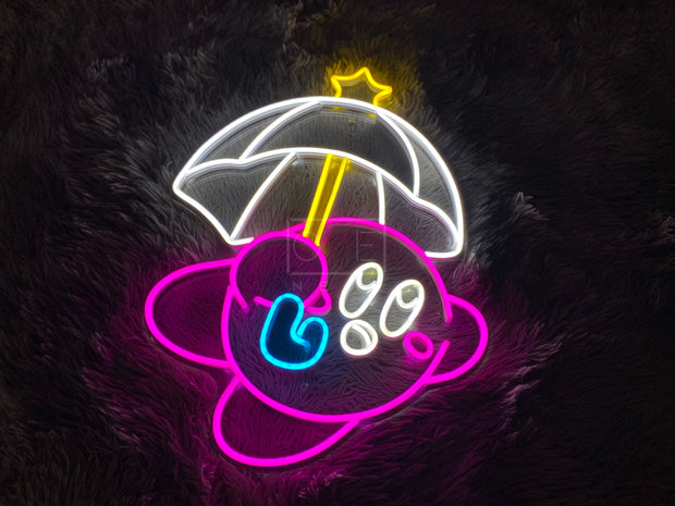 Kirby Umbrella | LED Neon Sign