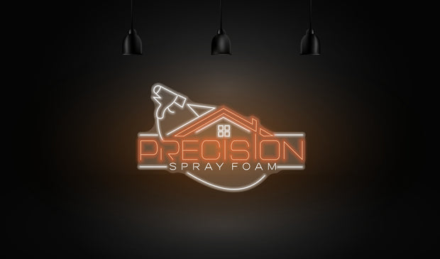 Precision Spray Foam | LED Neon Sign