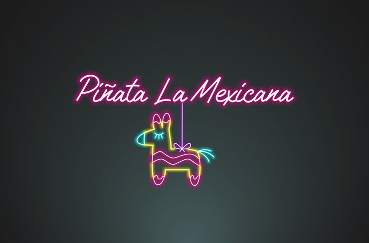 PIÑATA LA MEXICANA | LED Neon Sign