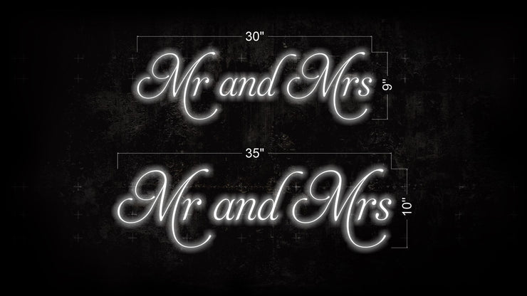 Mr & Mrs | LED Neon Sign