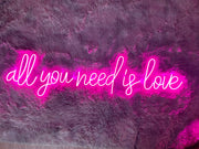 All You Need Is Love | LED Neon Sign