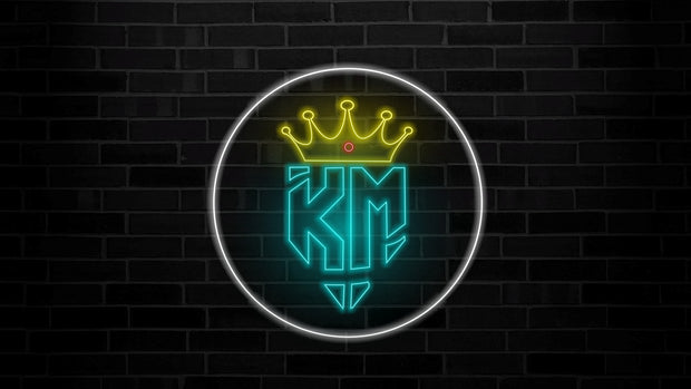 KM Logo | LED Neon Sign