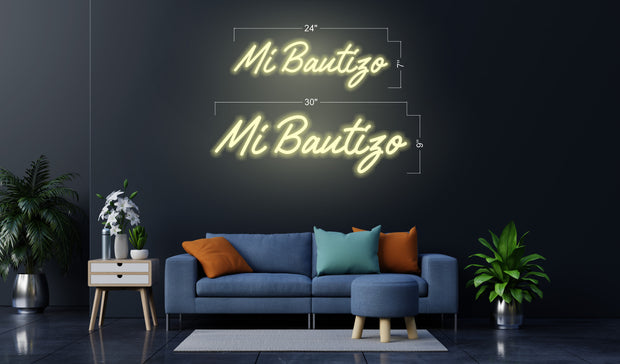 Mi Bautizo | LED Neon Sign