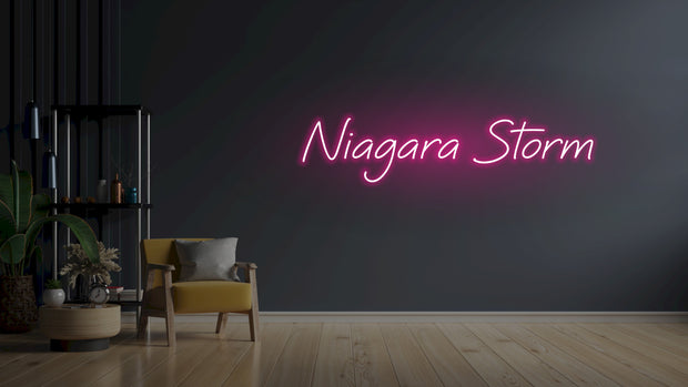 Niagara Storm | LED Neon Sign
