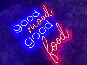 Good Mood Good Food | LED Neon Sign