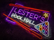 Lester's Pool Hall | LED Neon Sign