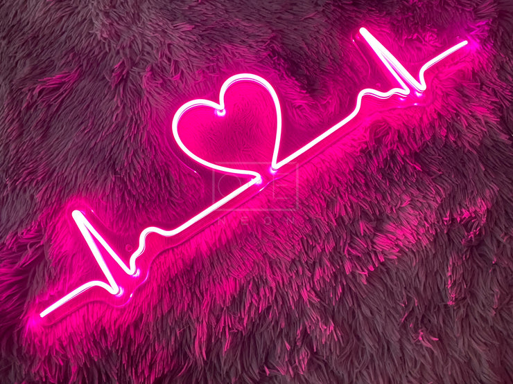 Love Heartbeat | LED Neon Sign