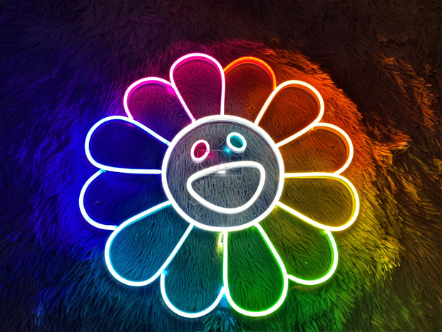 Sunflower by Takashi Murakami | LED Neon Sign