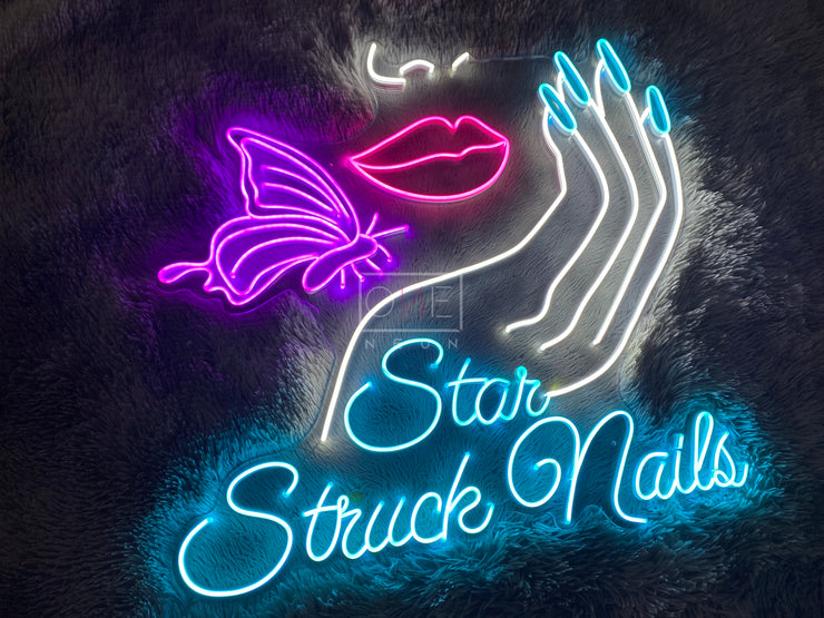 Star Struck Nails | LED Neon Sign